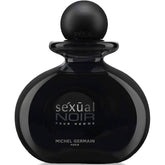 Black perfume bottle labeled 'Sexual Noir' by Michel Germain
