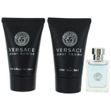 Versace pour Homme 3 pc mini SET (5ml EDT + 25ml H/B/S + 25ml A/S/B ) for MEN