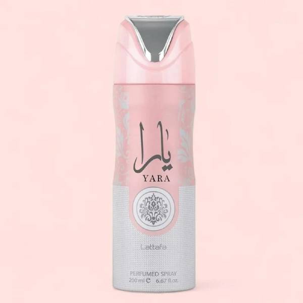 Lattafa Yara 3-Piece Set (3.4oz EDP Spray + 6.7oz Body Deo + Air Freshener)