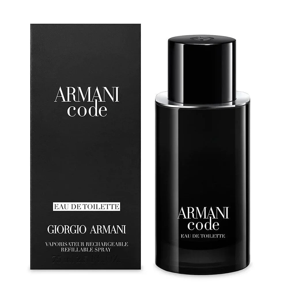 ARMANI CODE EDT SPR 2.5OZ REFILLABLE SPR (M)