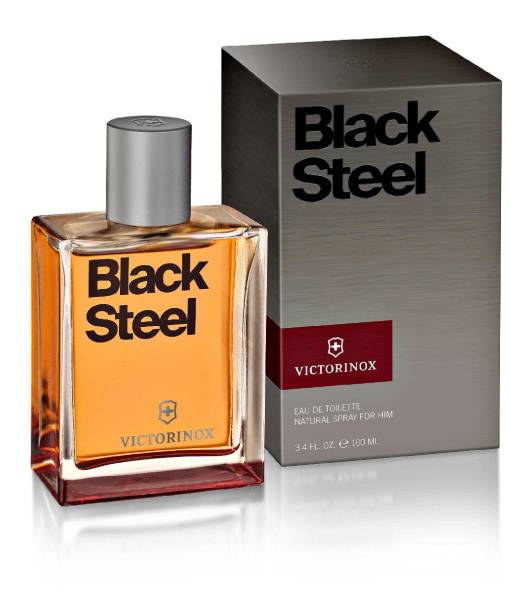 VICTORINOX BLACK STEEL EDT 3.4 OZ SPR