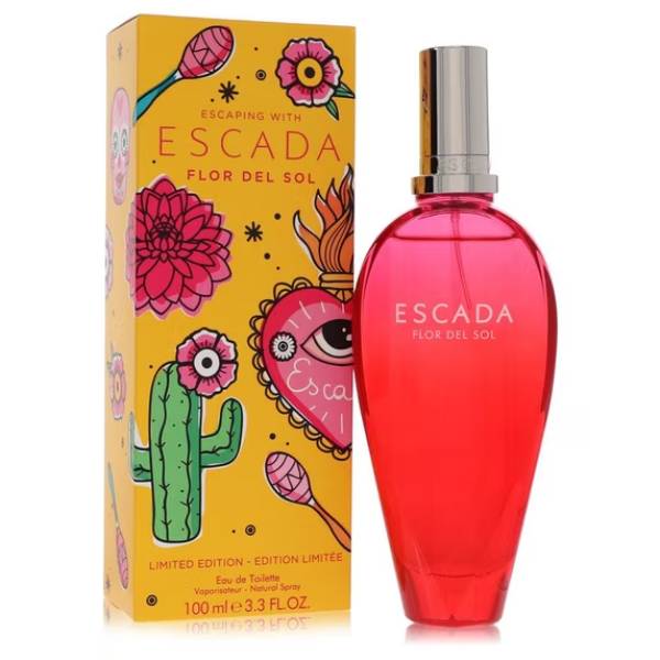 ESCAPING WITH ESCADA FLOR DEL SOL LIMITED EDITION 3.3 OZ EDT