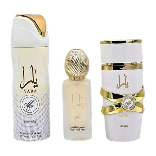 LATTAFA YARA MOI 3 PCS SET (100ML EDP+ 200ML DEO+ 50 ML HAIRMIST)