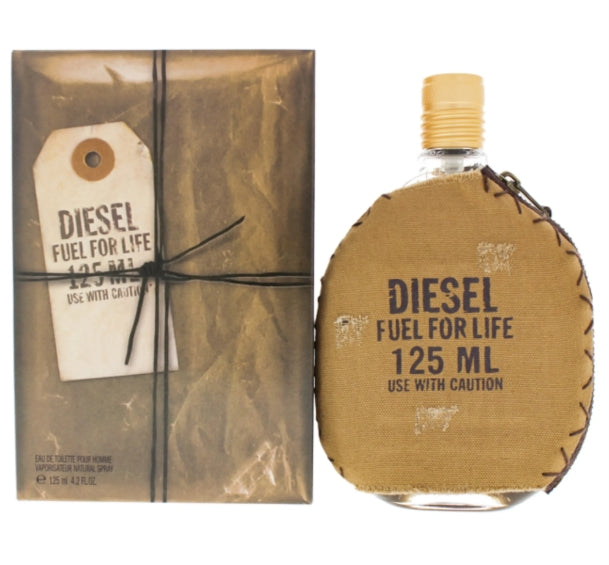 Diesel Fuel for Life perfume bottle and packaging
