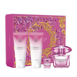 VERSACE BRIGHT CRYSTAL ABSOLU (W) 2022 4PC SET – 3.0oz EDP SPR, 3.4oz B/L, 3.4oz S/G, 5ml EDP SPL