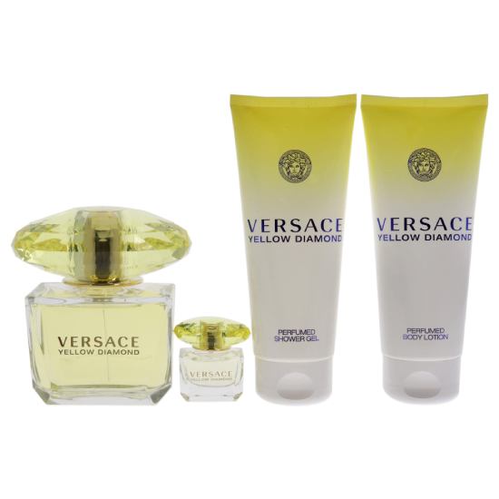 VERSACE YELLOW DIAMOND 4PC SET