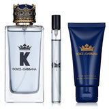 D&G K KING 3PC 3.3 EDT SPR, 1.6 A/S BALM, 0.3 EDT MINI (M)