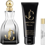 JIMMY CHOO I WANT CHOO FOREVER 3 PCS SET FOR WOMEN: 3.4 EAU DE PARFUM + 0.25 EAU DE PARFUM + 3.4 BODY LOTION