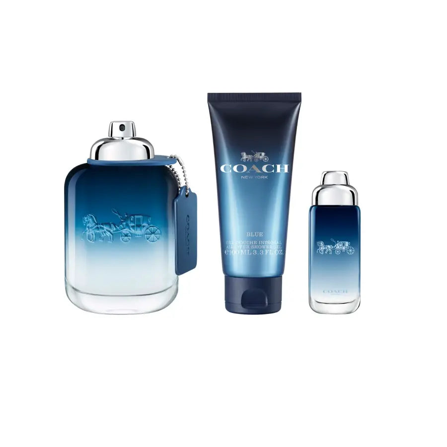 COACH BLUE MEN 3PC 3.4 EDT SPR, 3.4 S/G, MINI (M)