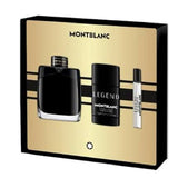 MONT BLANC LEGEND 3PC 3.3 EDP SPR, 2.5 DEO STICK, 7.5ML MINI (M)