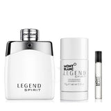 MONT BLANC LEGEND SPIRIT 3PC 3.4 EDT SPR, 2.5 DEO STICK, 7.5 ML MINI (M)