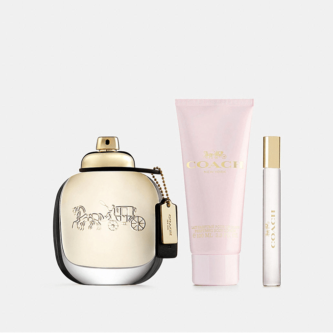 COACH NEW YORK 3 PCS SET with 3OZ EDP