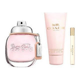 COACH NEW YORK 3 PCS SET WITH 3 OZ EDP SPRAY