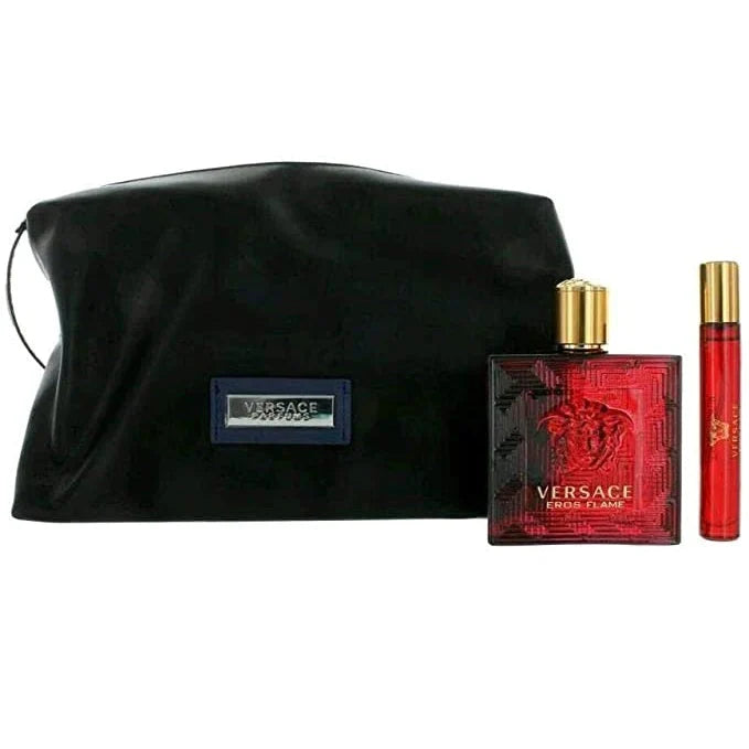 Eros Flame Edp 100ml + Edp 10ml + Gwp Trousse